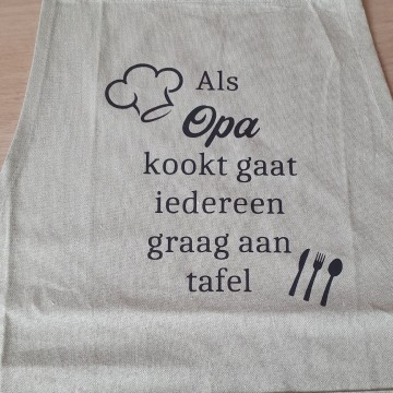 Als opa kookt