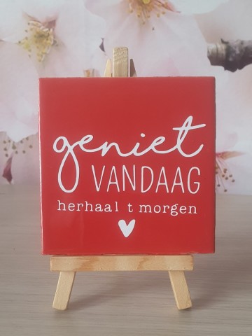 Geniet vandaag rood