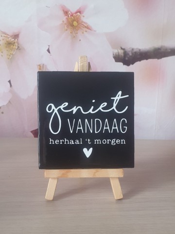 Geniet vandaag zwart