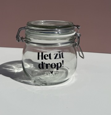 Het zit er op pot groot