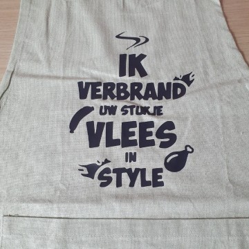 Ik verbrand uw stukje vlees