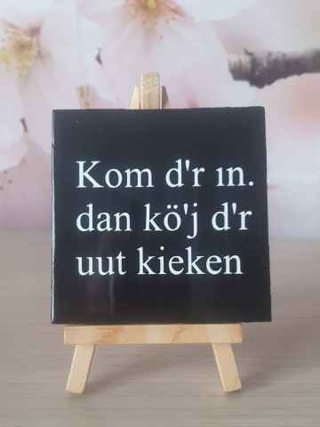 Kom dr in zwart
