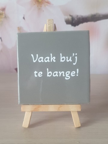 Vaak buj te bang grijs